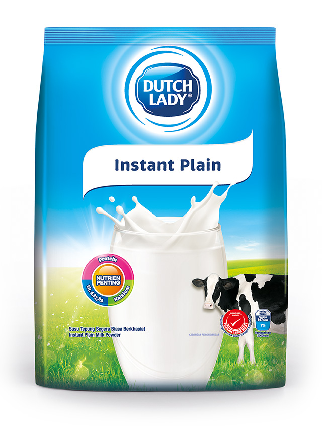 Instant plain milk powder
