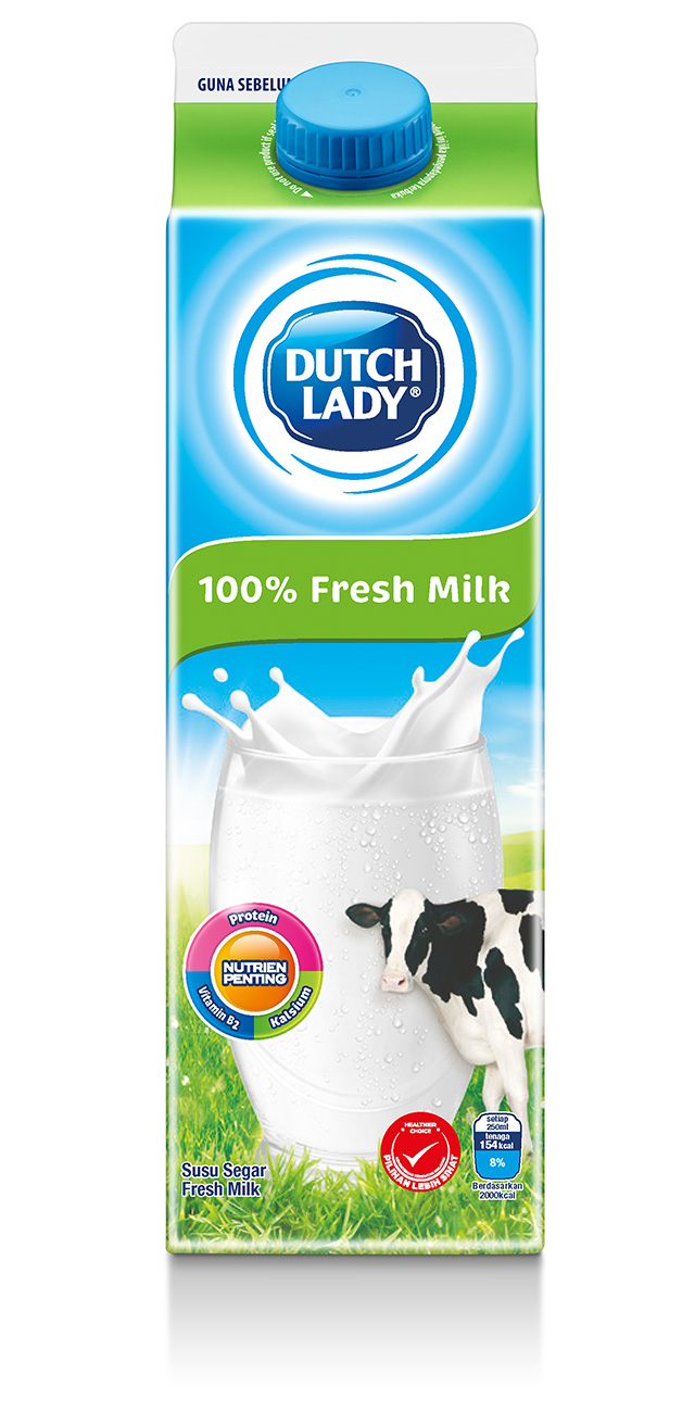 Lady low fat milk dutch 100% Fresh