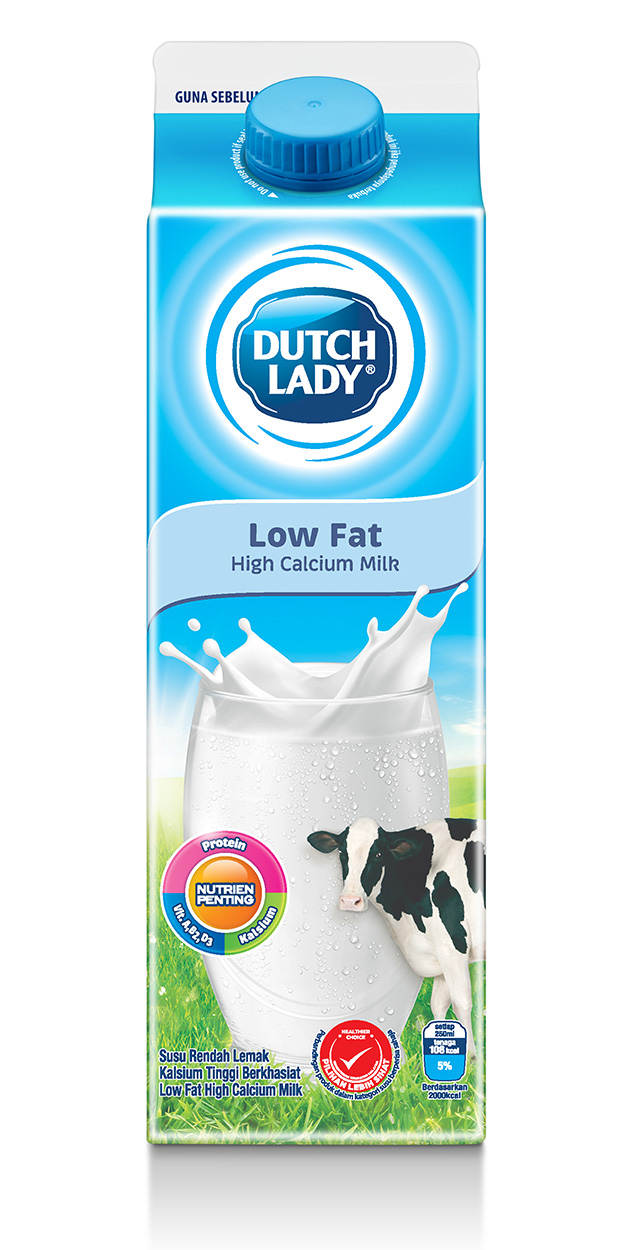 Low Fat Milk (with High Calcium) - Dutch Lady