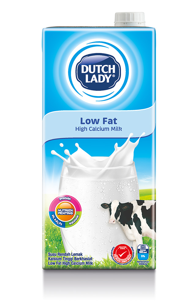 Dutch lady low fat milk