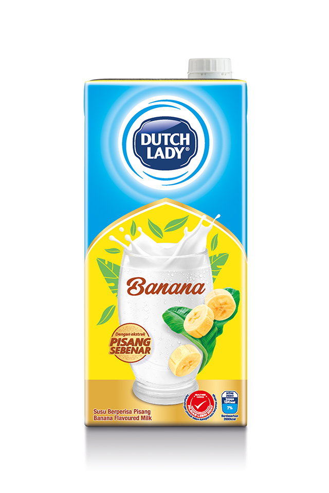 Banana Flavoured Milk - UHT 1 Liter
