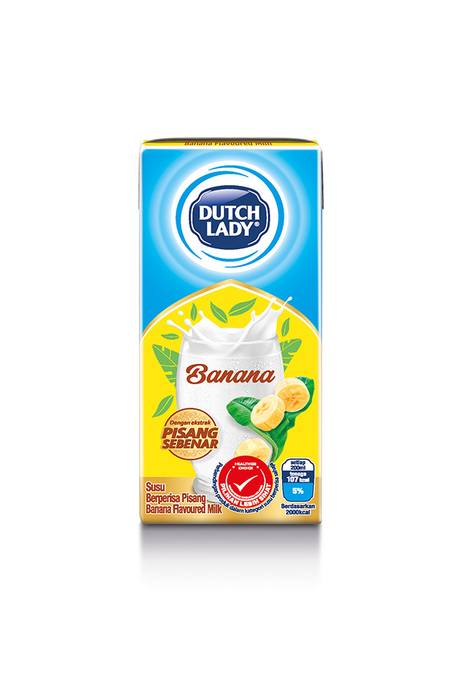 Banana Flavoured Milk - UHT 200ml